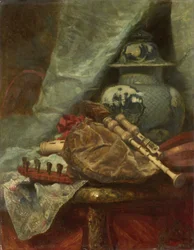 Stillleben mit Dudelsack