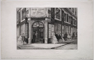 Hauptquartier der Société des Aquafortistes, 1864