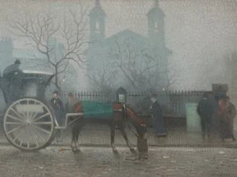Hansom Cab bei All Saints