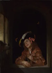 Ein Junge mit einer Mausefalle, 1678
