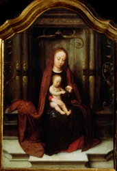 Die Jungfrau und das Kind auf dem Thron, 16. Jahrhundert