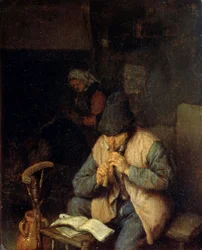 Ein Flötist, um 1660