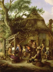 Fröhliche Bauern, 1648 (Detail)