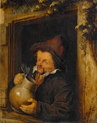 Der Trinker am Fenster