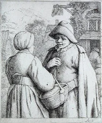 Mann und Frau im Gespräch
