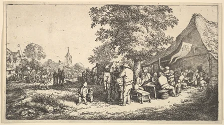 Das Kermess unter dem großen Baum, 1610-85