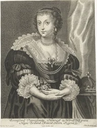 Porträt von Henrietta Maria, Ehefrau von Karl I. von England