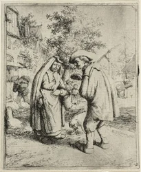 Mann und Frau im Gespräch