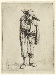 Bauer mit Hut