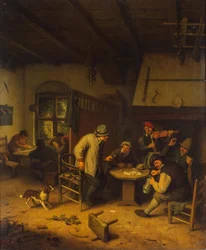 Bauern in einer Taverne