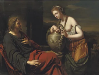 Christus und die Frau aus Samaria am Brunnen