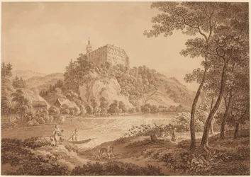 Ansicht von Schloss Sachsenburg