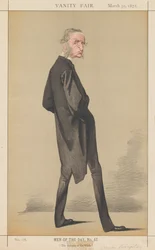 Vanity Fair: Männer des Tages, Nr. 42 Der Apostel des Fleisches, 1872