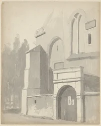 Ansicht eines Kircheneingangs