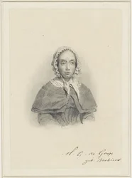 Porträt von Maria Geertruida de Goeje-Barbiers