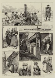 Ein Ausflug zur Insel Marken, Zuiderzee, Holland