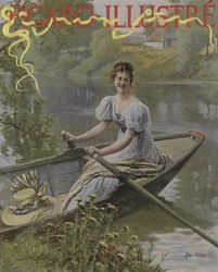An der Seine. Titelbild von Le Figaro Illustre, Juli 1895