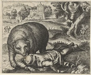 Fabel vom Bären und den zwei Reisenden