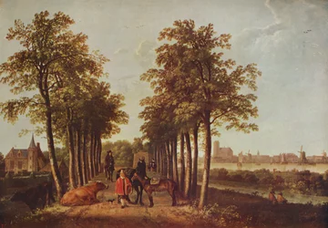Allee in Merdervort, ca. 1650-1652, ca. 1915