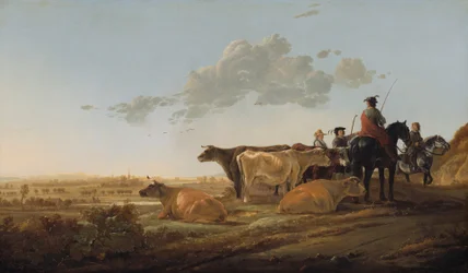 Landschaft mit Hirten