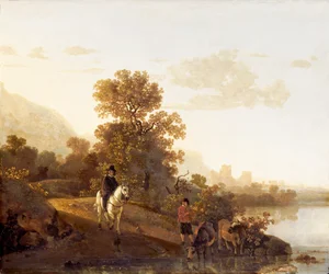 Landschaft mit Schloss Ubbergen, 1640-1691