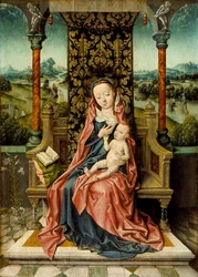 Madonna und Kind auf dem Thron, um 1510