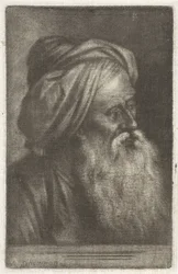 Büste eines Mannes mit Turban