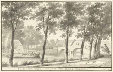 Die Hoornbrücke zwischen Den Haag und Delft