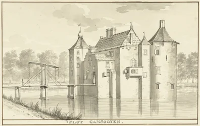 Das Schloss Gansoijen bei Drongelen