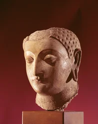 Kopf des Buddha, ca. 5. Jahrhundert