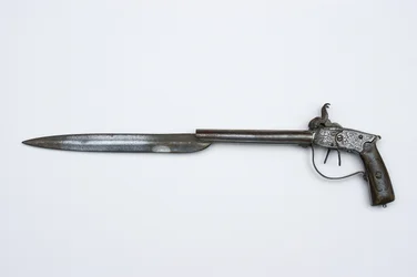 Doppelläufige Perkussionspistole, ca. 1840