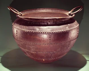 Kessel, aus Castlederg, County Tyrone, Späte Bronzezeit, 700-600 v. Chr.