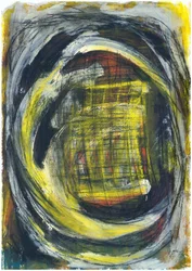 Energetischer Gelber Vortex