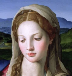 Heilige Familie mit St. Anna und dem kleinen Johannes dem Täufer (Detail)