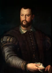 Porträt von Großherzog der Toskana Cosimo I. de Medici, nach 1560
