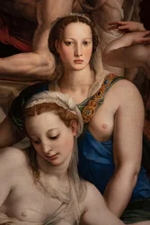 Medici-Kapelle: Abstieg Christi in die Vorhölle (Detail)