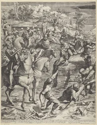 Kreuzigung Christi (linker Teil)