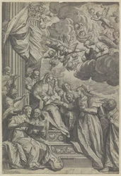 Mystische Hochzeit der heiligen Katharina
