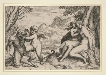 Pan von Amor bezwungen