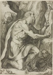 Heiliger Hieronymus in Buße