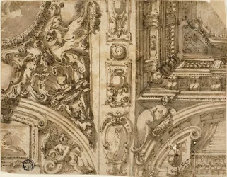 Illusionistische Deckendekoration