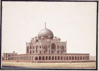Das Grab von Humayun, ca. 1820