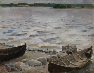 Boote am Ufer