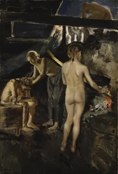 In der Sauna
