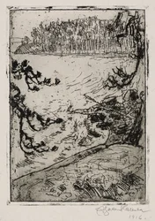 Landschaft am See