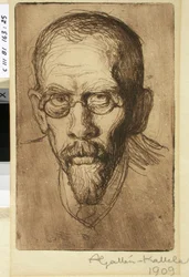 Der Apotheker Filip Gallen, der Bruder des Künstlers