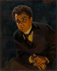 Porträt des deutschen Schauspielers Rudolf Rittner