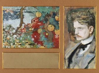 En Saga Jean Sibelius und Fantasielandschaft, 1894