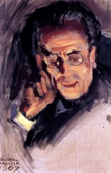 Porträt von Gustav Mahler, 1907