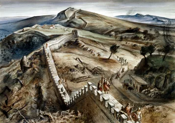 Walltown Crags, Hadrianswall, 2. Jahrhundert, ca. 1960er